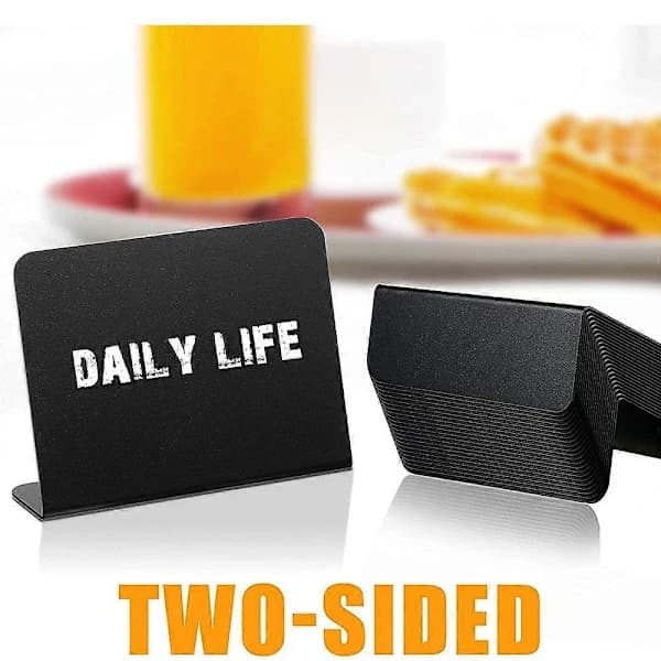 20 Pcs Mini Chalkboards 10 x 7.6 cm, Buffet Labels, Food Labels, Party Table Signs