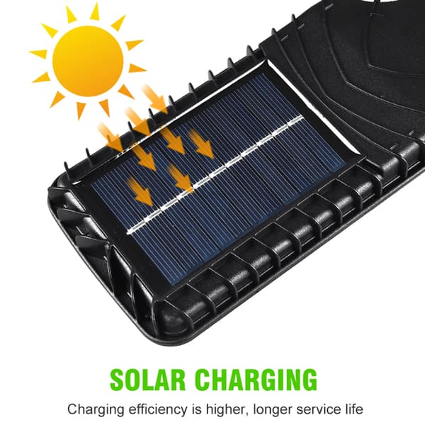 Outdoor Solar Light with Motion Sensor, Remote Control Street Light, IP67 Waterproof LED Lamp