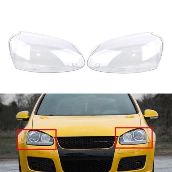 Höger Strålkastarglas Klar Lins för Golf 5 MK5 2005-2009