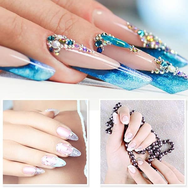 Rhinestone Picker Penna, Rosa Dubbelsidig Diamantritpenna