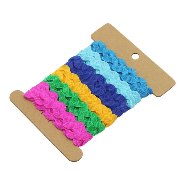 5-pack 5mm böjd kantband/böjt band/färgglatt vatten