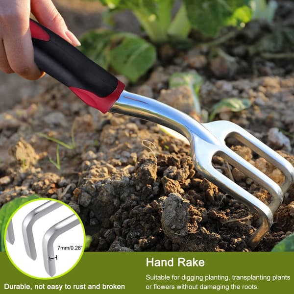 Garden Tools, Three-Piece Durable Cast Aluminum Gardeni