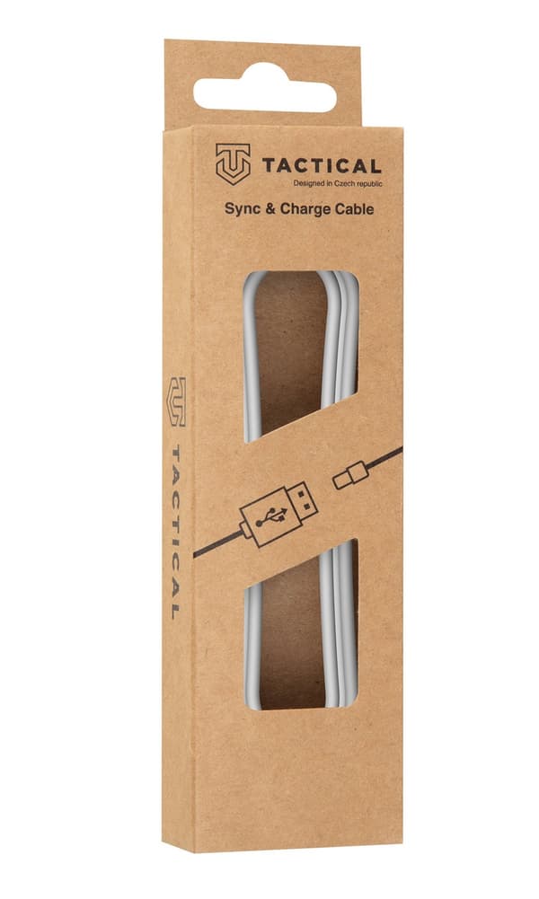 Taktisk 30 cm 2A 10W USB-C til Lightning Ladekabel Glatt Hvit 50 50
