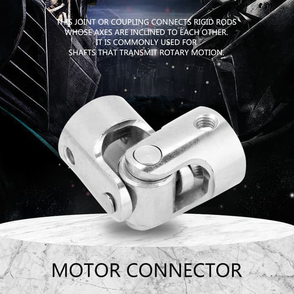 Axle Coupling Motor Connector DIY Steering Length 35mm OD 16mm Universal Joint (10*10mm)