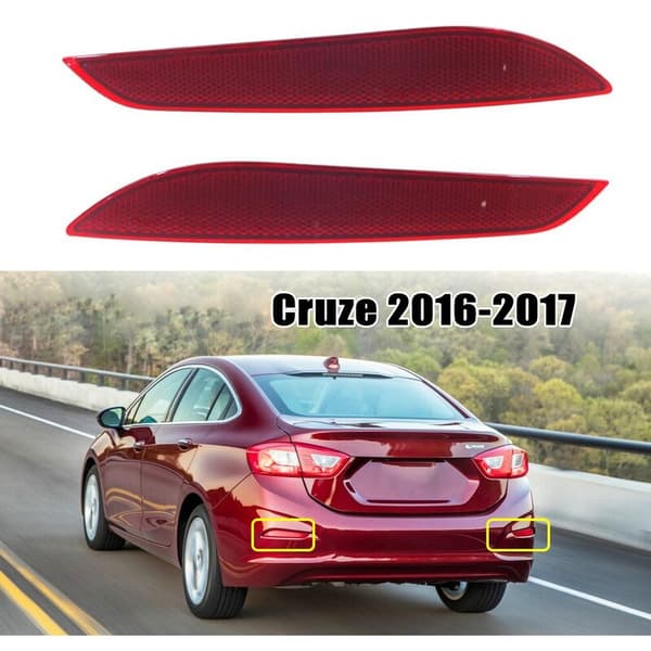 1 par bil bakre støtfangerreflektor brems baklys parkeringsdimlys for Cruze 2016 2017 2018