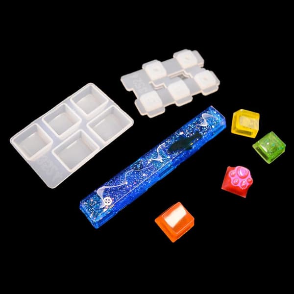 DIY Mechanical Keyboard Keycap Silicone Mold Soft Durable Key Mold
