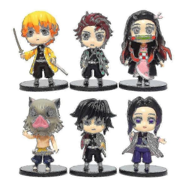 6 stk Marvel DC superhelte PVC actionfigurer, legetøjssæt, børnegave [HK]