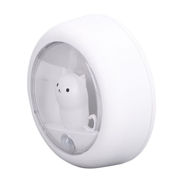 LED-natlampe med bevægelsessensor Kat USB-opladning KLB