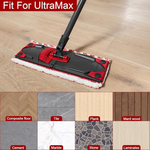 Pakke - Mikrofiberkluter - Egnet for Vileda Ultramax Flatmopp Erstatning - For Harde Gulv - Mopphode Erstatning