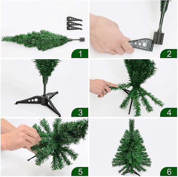 30CM Mini Christmas Tree, 30cm Artificial Christmas Tree, Small Christmas Tree with Lights, DIY Mini Christmas Tree, Miniature Christmas Tree, Small T