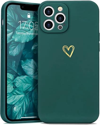 (Vert) iPhone 13 Pro Max -yhteensopiva iskunkestävä silikonikuori
