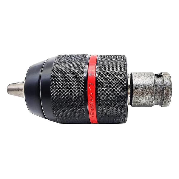 1,5-13 mm Keyless Drill Chuck 1/2 inch-20unf with SDS-plus 1/4 inch Hex 1/2 inch Socket Square Wrench A
