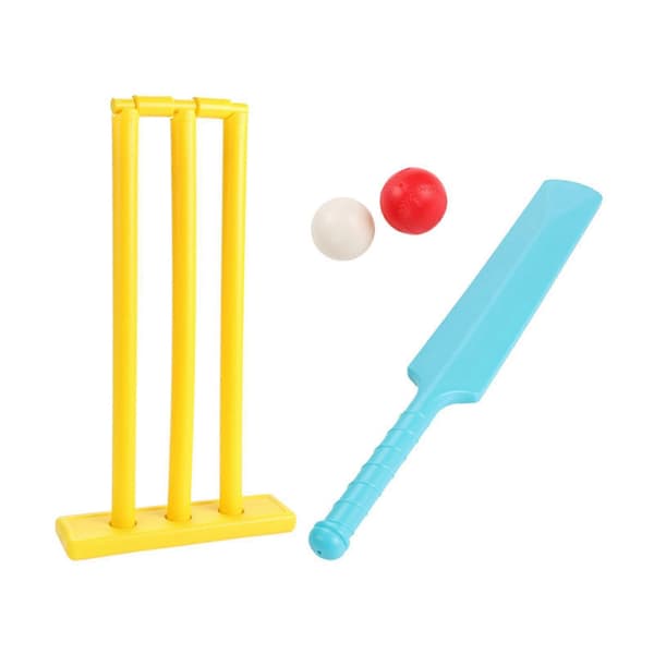 Cricketsett for barn, bærbart utendørsspill for ferie og hage