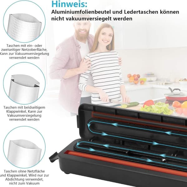Vacuum Sealer, Automatic Vacuum Sealer for Dry and Wet