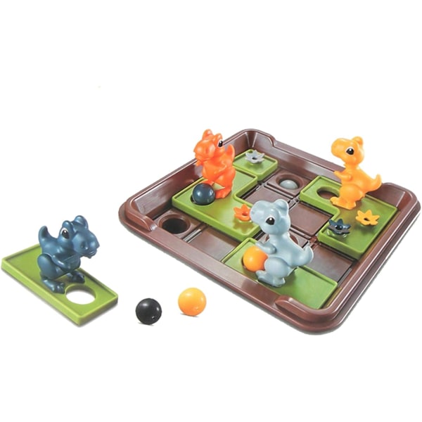Puzzle Board Game Interest Moving Dinosaur Chess Interactive