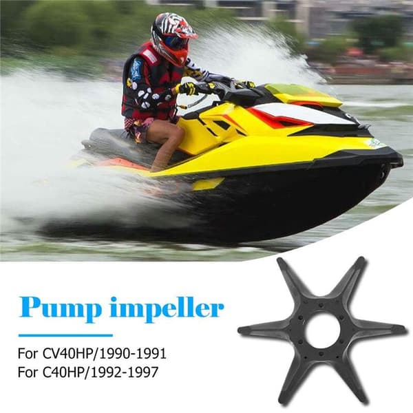 6F5-44352-00 Outboard Pump Impeller for 2-Stroke Cylinders 40Hp 47-99971
