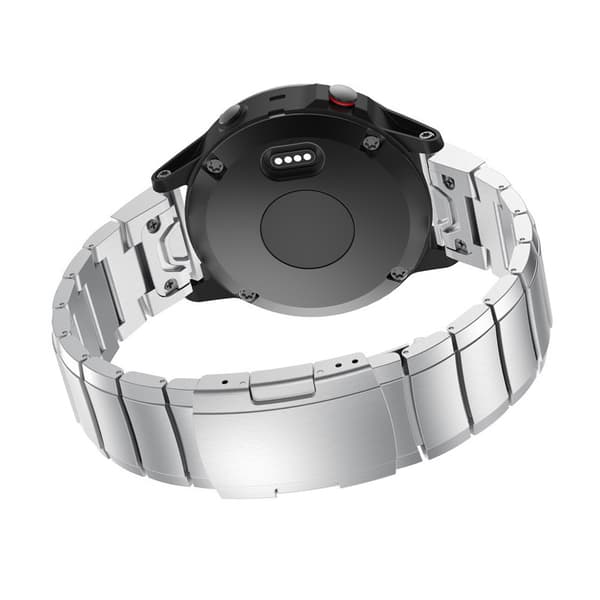 Quick Release Titanium Urrem til Garmin Fenix 7X 6X Pro 5X Plus Sølv 22 mm