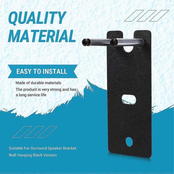 Speaker Bracket Compatible with Bose Lifestyle 650/700 Surround Speaker Bracket Threaded Wall Mounted Floor Standing Audio Stand