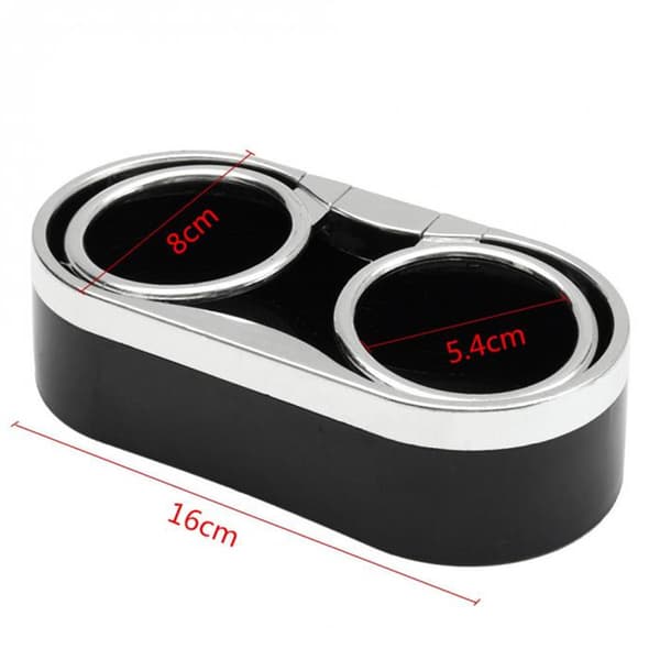Black Universal Car Truck Mount Drink Bottle Inner Double Cup
