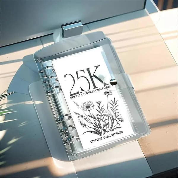 5k Savings Challenges Book 12 Months Money Saving Binder 12 Months Savings Challenges Easy and Fun Way to Save