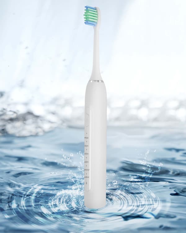 Rechargeable Electric Toothbrush, 1 pc, with 3 Replacement Heads