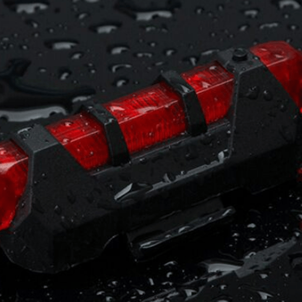 2 stk. sykkellykter baklys USB oppladbare lys Re