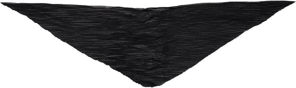 Kvinders retro-stil sløjfe plisseret slips, elastisk, scrunchie, fletning elastisk, hårbånd, farve: Sort