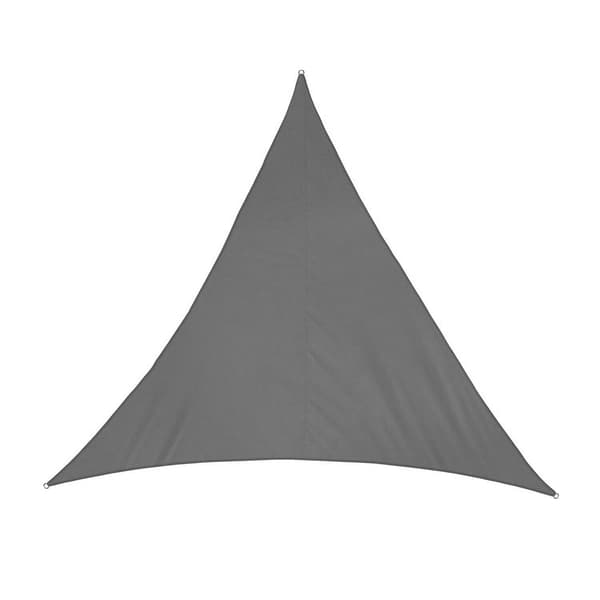 Triangulær skyggeseil 4 x 4 x 4 m - UV-beskyttet skyggestoff for
