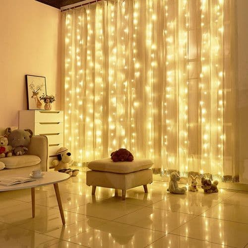 LED 3x3m, 300 LED lyslenke med 3 * 2M