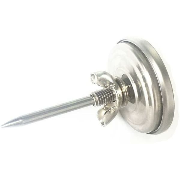 Ovnstermometer i rustfrit stål, grill, rygertermometer 50 til 350°C, 100 til 700℉ (Type A 350°C)