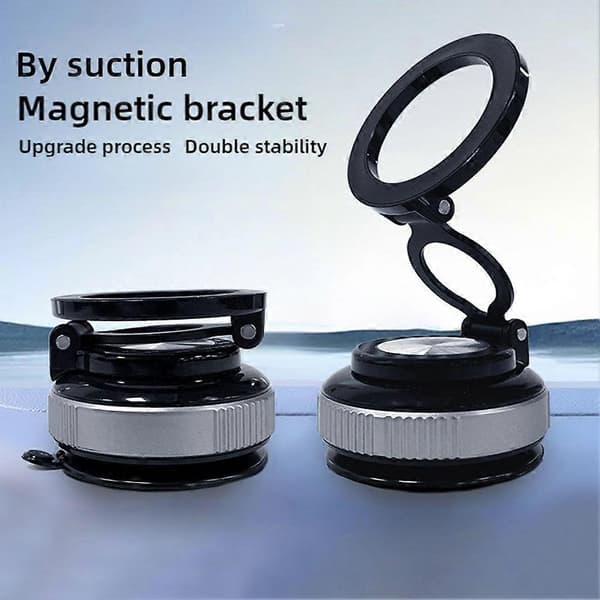 Magnetic Suction Cup Phone Holder Vacuum Adsorption Bracket Navigation
