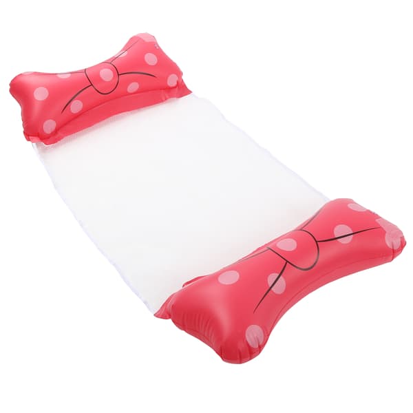 Inflatable Pool Float Hammock Portable Water Hammock Pool Float for Adults Rose Red