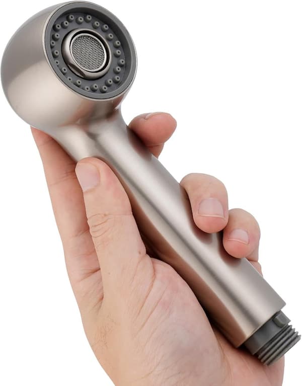 Kitchen Faucet Spray Head - Replacement for G 1/2 Connection - 2 Functions - Silver