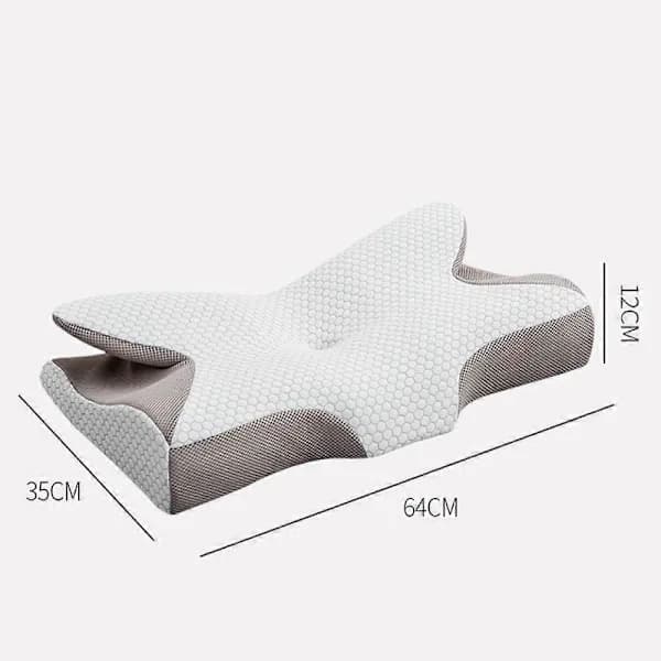 Ortopedisk memory foam-kudde, sidokudde nackstödskudde huvudkudde nacksmärta ergonomisk sovkudde för nacke-u