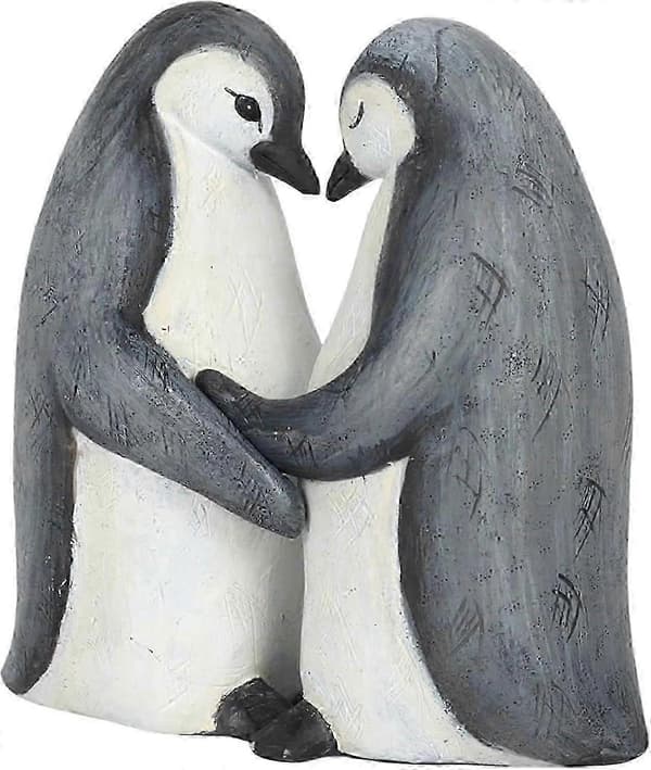 ArkiFACE Pingvinpynt i harpiks, gave til bryllupper, jubilæer, Valentinsdag