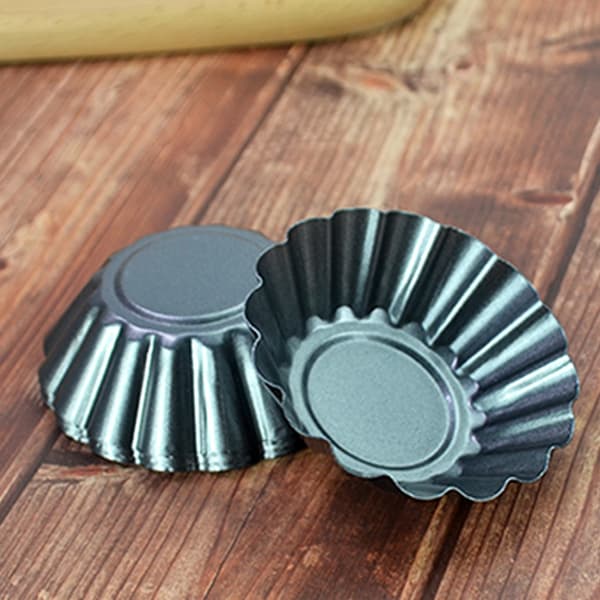 1/3/5 stk/sett Eggterteform Rustfritt stål Bakeform Kjøkkenbakeredskap 5 STK 5PCS