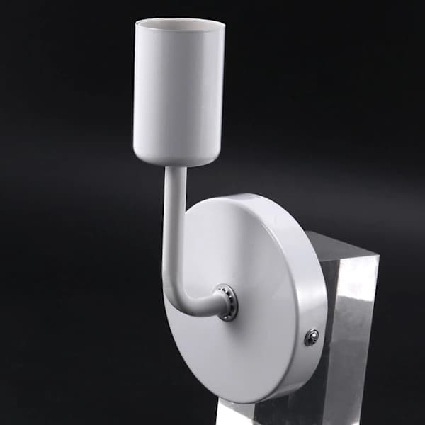 White Loft Antique Iron Single Bar Aisle Suction Cup Wall Lamp