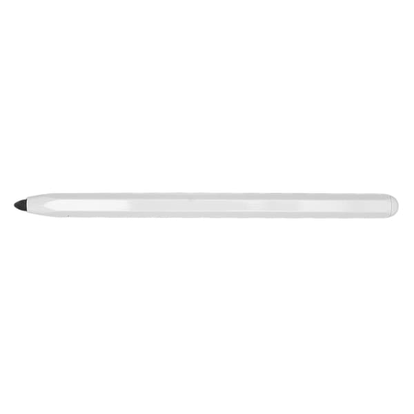 Universal Stylus Pen High Sensitivity Soft Fiber Tip Aluminum Alloy Tablet Stylus With 2 Replaceable Tips for Mobile Phone White