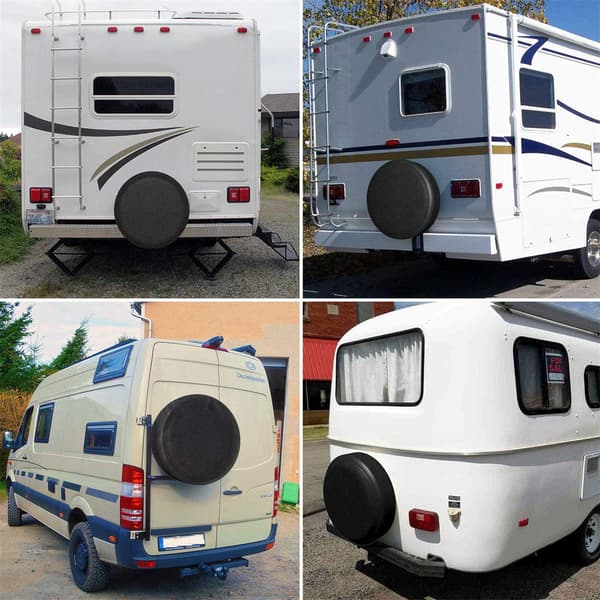 27 \"-30 \" Universal Reservehjulsovertræk til Trailer, Autocamper, Bil, Lastbil
