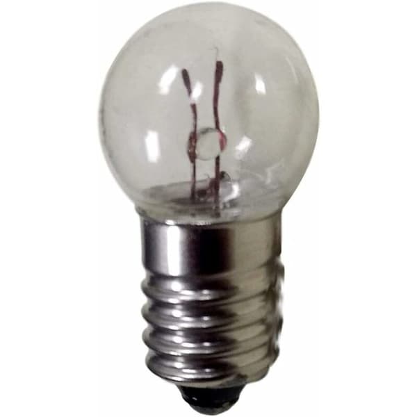DC 50 stk E10 2.5V 0.3A Varmhvit Lys Pære Miniatyr Glødelamper Skrusokkel