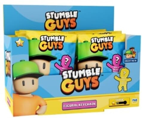 Stumble Guys S2 Figurnøglering Foliepose 5,5 cm, 1 stk