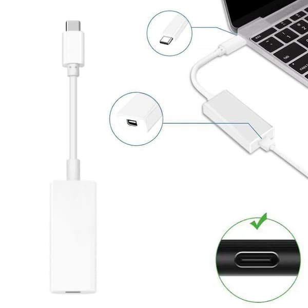 Thunderbolt 3 til Thunderbolt 2 Adapter Type C Kabel USB til MacBook Air Pro