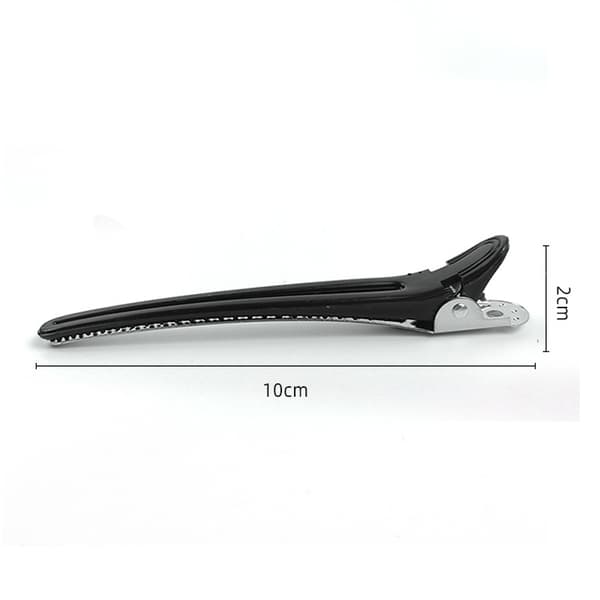 12 ST Spenne metall lange krokodillehårklemmer 9 cm