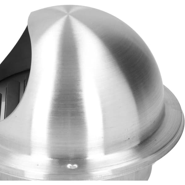 304 Rustfritt Stål Kuleformet Ventilasjonshette, Avtrekksvifte, Rund Luftventilutløp 160mm