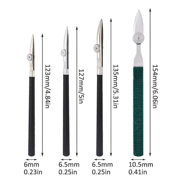 4x Ritsstift för maskering och ritning med gouache