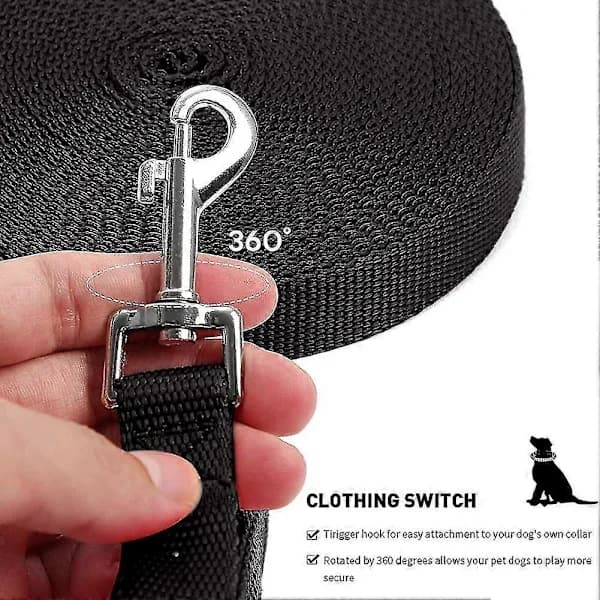 Dog Training Leash, 15m/50ft Long Leash for Dog Training, Dog Leash Training