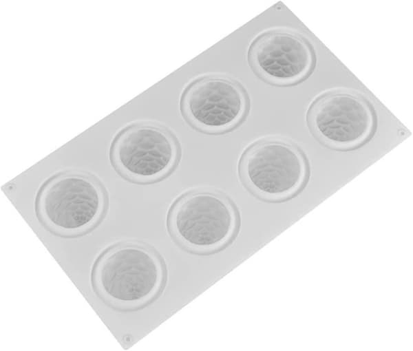 8-hulls ananasform silikonform 3D kongleform lysformer B