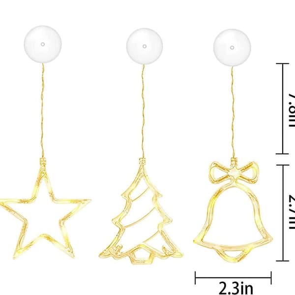LED Curtain Light Suction Cup - Christmas Decoration KLB