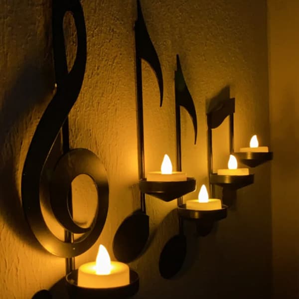 Left Key Decorative Candle Holder Personalized Candlestick Ornaments Home Decorations