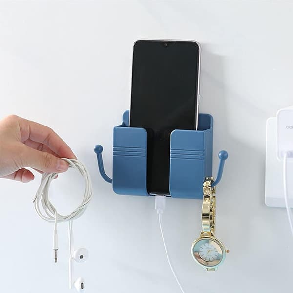 4 Pcs Self-Adhesive Remote Control Storage Boxes, Wall Mounted Remote Control